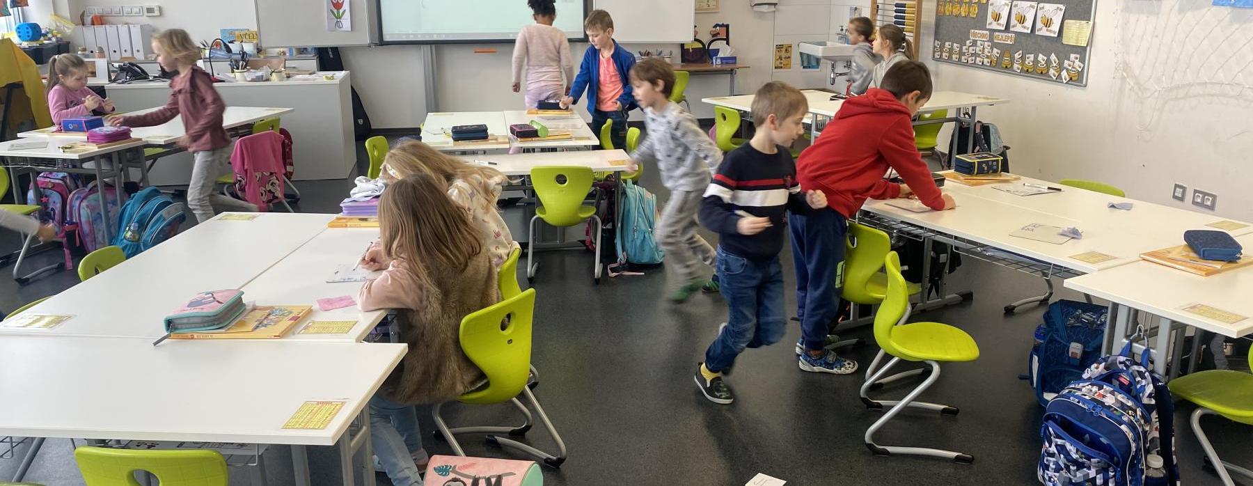 Český jazyk a matematika na stanovištích (1. B)