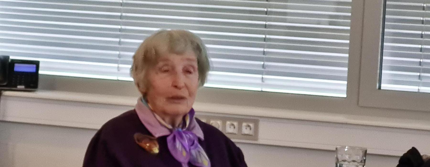Návštěva RNDr. Michaely Vidlákové, pamětnice židovského ghetta Terezín