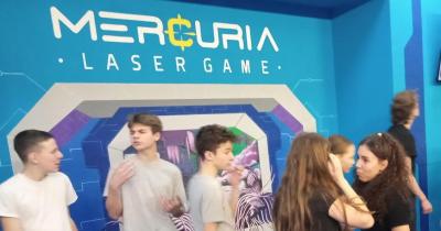 Zábava na laser game
