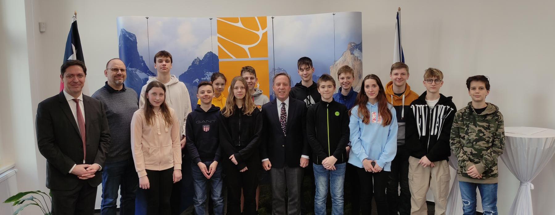 Návštěva Velvyslanectví Chilské republiky (8.D)