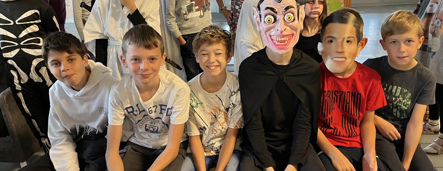 5. C na školním halloweenském dopoledni