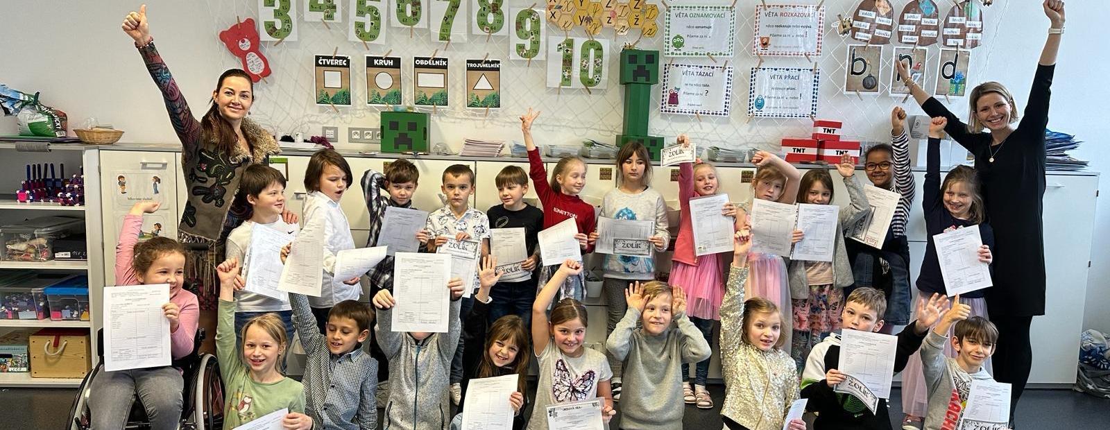 Úniková hra nás dovedla k vysvědčení (2. B)