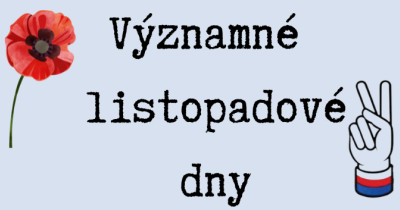 Významné listopadové dny ve školní knihovně
