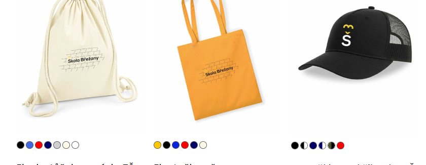 E-shop - školní merch a aktuální slevy