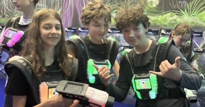 Třidní den a Lasergame v Bráníku