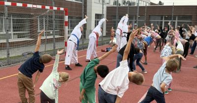 Ukázka bojového umění Taekwon-do