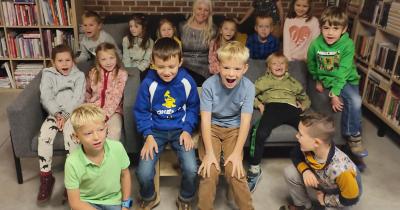 Naše první výprava do knihovny