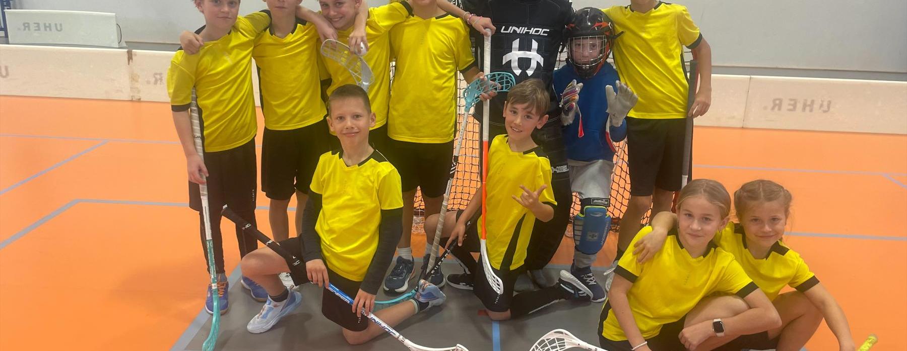 Florbalový úspěch – stříbro z okresního kola!