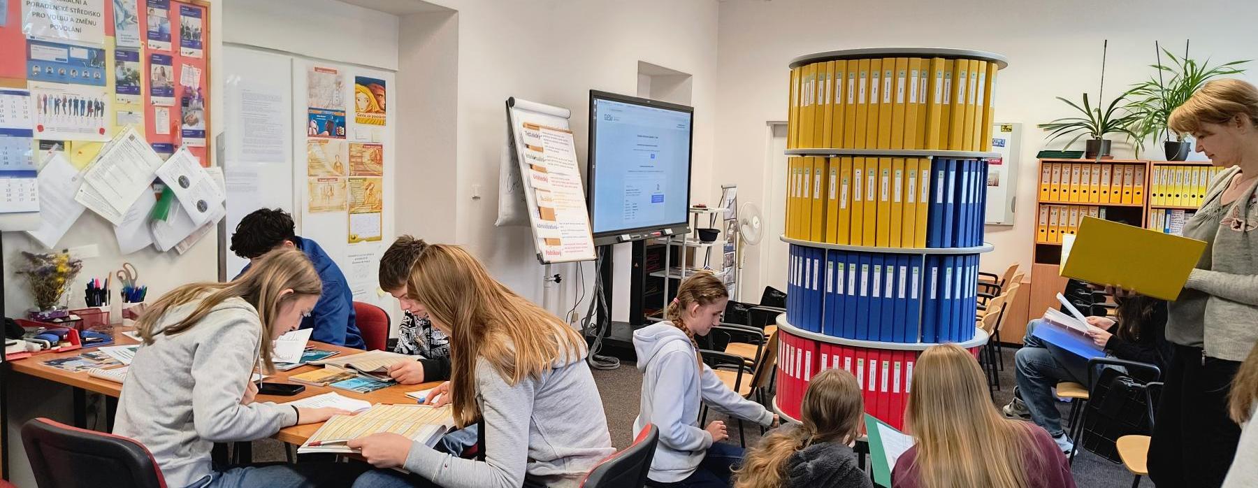 9.C se účastnila besedy o výběru SŠ