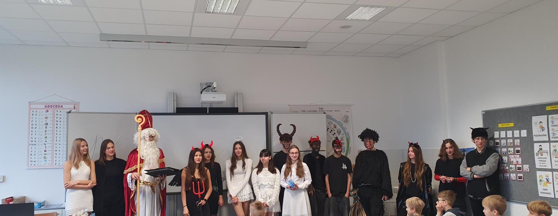 Mikulášská veselice v 1. B