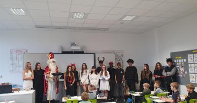 Mikulášská veselice v 1. B