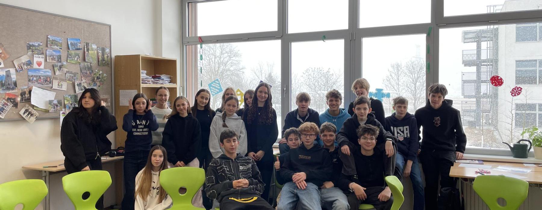 Třídní blok a rozdání vysvědčení