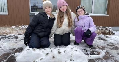 Sněhové sochy (5.C)