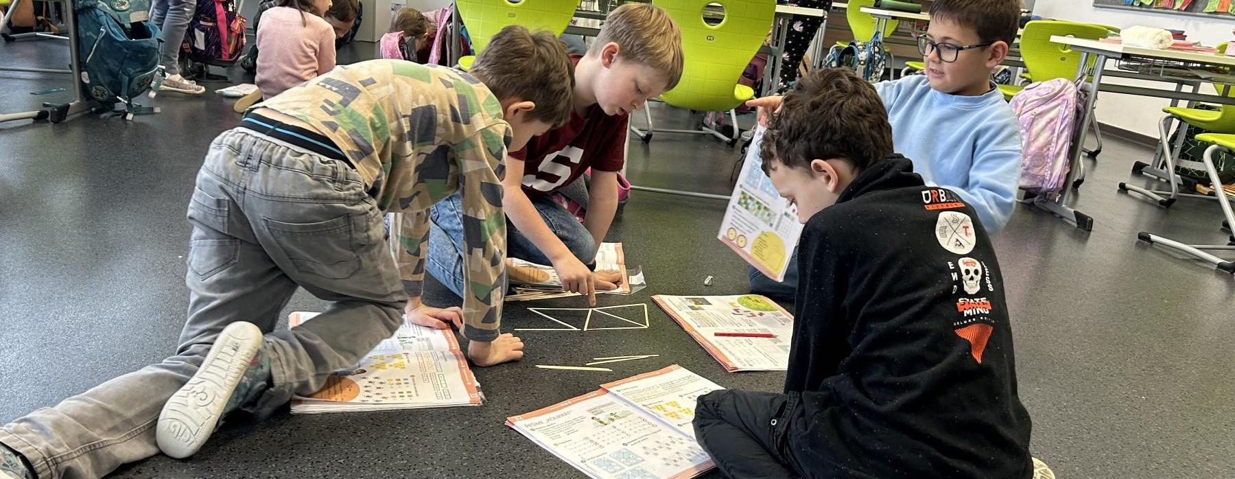 Matematická dřívka, spolupráce a nové dvojice (2.A)