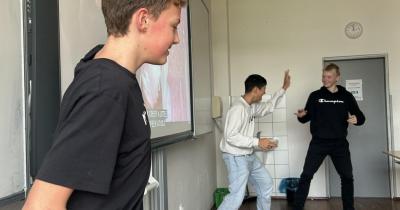 Fotky z hudební výchovy a prezentací