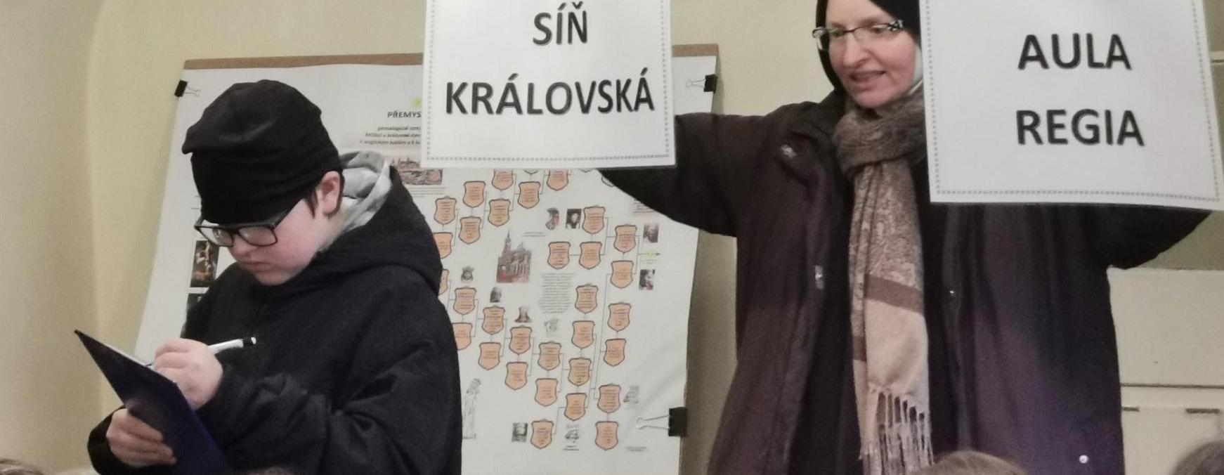 V Královské síni Zbraslavského kláštera podruhé