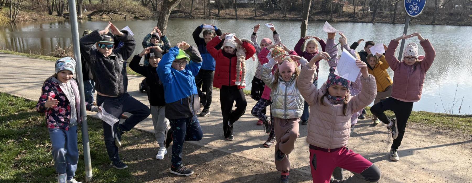 Kvízová jarní stezka pro 2.A a 2.B