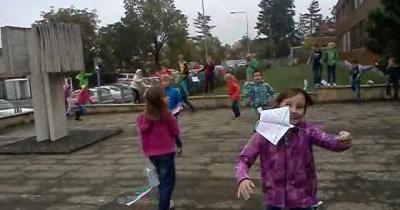 Pouštění draků (3. B)