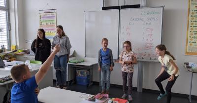 Jeden den učitelem - hodina ČJ
